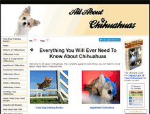 Tablet Screenshot of all-about-chihuahuas.com
